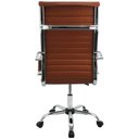 Ver imagem 4 de Kit 3 Cadeiras Eames Esteirinha Presidente Escritório Alta Marrom