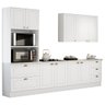 Cozinha Modulada Completa 271cm 5 Peças 9 Portas 100% MDF Americana Branco HP - Henn - 1