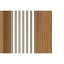 Ver imagem 5 de Mesa para Cozinha Yara Sc79 C/tampo Madeirado Vidro Curvo 160x90cm Nature/off White - Henn