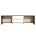 Ver imagem 2 de Rack para Tv até 75 Polegadas 180 Cm 2 Portas Rustic/branco Metz Madesa Rustic