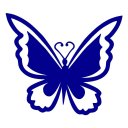 Ver imagem 1 de Adesivo Decorativo Borboleta 6 Unidades Carro Moto Geladeira Box Parede:azul