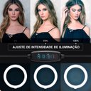 Ver mais imagens de Iluminador Ring Light Lorben Aro de Led 26cm com Tripé Selfie Blogueiro Maquiagem