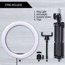 Ver imagem 6 de Iluminador Ring Light Lorben Aro de Led 26cm com Tripé Selfie Blogueiro Maquiagem