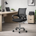 Ver imagem 2 de Cadeira de Escritório Diretor Tela Mesh Base Cromada Santiago