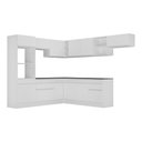 Ver imagem 7 de Armário de Cozinha Completa de Canto com Rodapé Veneza Multimóveis MP2083.891 Branco