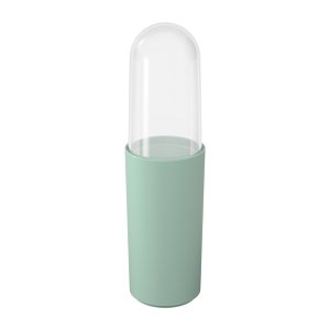 Porta Escova de Dentes com Tampa Coza Serene Verde Jade