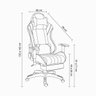 Cadeira Office Pro Gamer X com Apoio para Pés Rivatti - 7