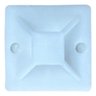 Suporte Adesivo 100un 20x20mm Fixador de Cabos e Abraçadeira - 4