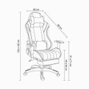 Ver imagem 4 de Cadeira Office Pro Gamer X com Apoio para Pés Rivatti