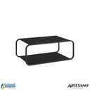 Ver imagem 5 de Mesa de Centro 80cm Luna Orgânica Pé Metal - Artesano