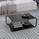 Ver imagem 1 de Mesa de Centro 80cm Luna Orgânica Pé Metal - Artesano