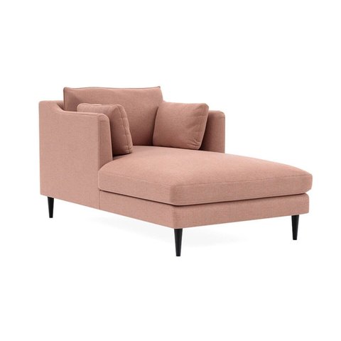 Recamie Divan Pés em MDF- CHA007: Rosa