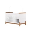 Ver imagem 4 de Quarto de Bebê Completo Ternura 3 Peças (1 Guarda Roupa + 1 Berço + 1 Cômoda) Qi79 Branco-