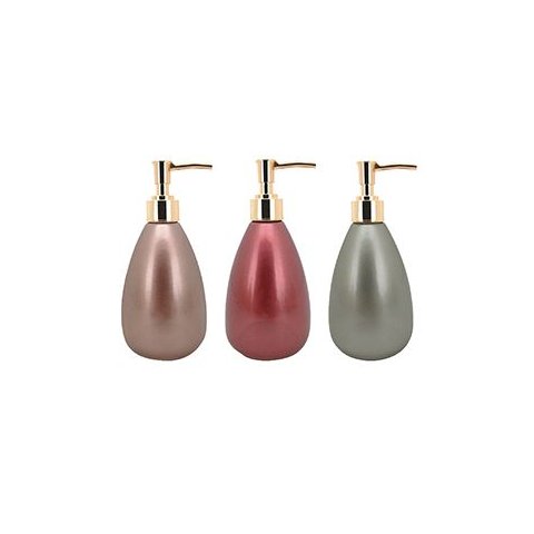 Porta Sabonete Liquido de Vidro Grace - Vermelho