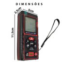 Ver imagem 3 de Trena Laser 40 Metros Alta Precisao Profissional Calculo de Distancia Medidor Area Volume Polegadas 