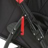 Carrinho de Bebê Berço/Passeio San Remo Preto c/ Vermelho Galzerano - 4