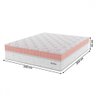 Colchão King Vian Duplo Malbec Rose -  - 2