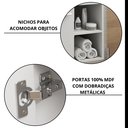 Ver imagem 6 de Gabinete Suspenso com Cuba e Espelheira Bia Branco