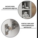 Ver imagem 7 de Gabinete Suspenso com Cuba e Espelheira Bia Branco