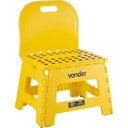 Ver imagem 1 de Cadeira Infantil Plástica Dobrável Amarela Altura 220mm Vonder