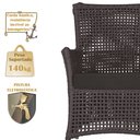 Ver imagem 4 de 2 Poltronas e 1 Mesa Igapó em Alumínio Pintura Fendi Corda Náutica Estofado 9