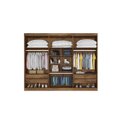 Ver imagem 2 de Guarda Roupa Casal com Espelho 6 Portas 4 Gavetas - Alba-Braúna/Off White - Made Marcs