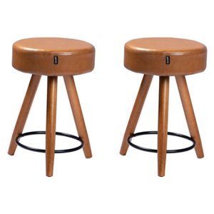 Kit 2 Banquetas Baixa Viena 50cm Couro Pu