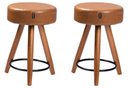 Ver imagem 1 de Kit 2 Banquetas Baixa Viena 50cm Couro Pu