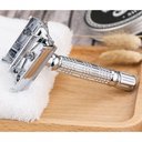 Ver mais imagens de Aparelho Barbeador Retro Manual Borboleta Luxo Barba Top