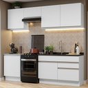 Ver imagem 1 de Armário de Cozinha Completa 240cm Branco Glamy Madesa 08