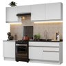 Armário de Cozinha Completa 240cm Branco Glamy Madesa 08 - 3