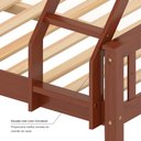 Ver imagem 4 de Beliche Cama Casal Madeira Macica Nogueira Mobilistore CS21-02C