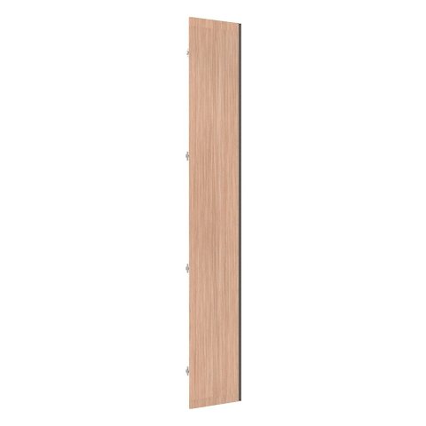 Porta Lateral Closet Individual para Roupeiro 4 Portas com Puxador Perfil Champagne Luciane Móveis