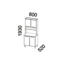 Ver imagem 4 de Cozinha Compacta Telasul Mirage Aço c/4 Portas 80cm Branco