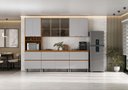 Ver mais imagens de Cozinha Completa Itatiaia Lumina Aéreo 2 Portas 270cm em Madeira Mdf Cinamomo/fendi