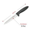 Ver imagem 4 de Conjunto de Facas Inox Escovado Preto 4 Pçs com Descascador