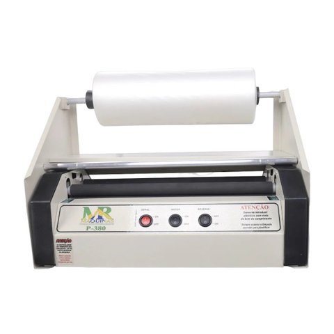 Plastificadora P380 Com Suporte Bobina Brilho Bopp 35cm 110V MR Maquinas