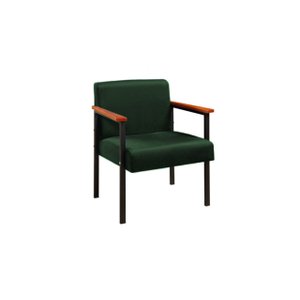 Poltrona Decorativa Esmeralda Tecido - Tecido Veludo Verde Folha