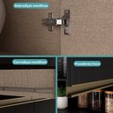 Ver imagem 2 de Cozinha Compacta Atlanta Tune 1 Gaveta 165cm Preto Touch Móveis Carraro