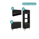 Ver mais imagens de Cozinha Compacta Atlanta Tune 1 Gaveta 165cm Preto Touch Móveis Carraro