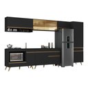 Ver imagem 2 de Cozinha Modulada Completa 357cm 6 Peças com Balcão para Cooktop Veneza Multimóveis MP2275