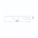 Ver imagem 3 de Ripado Rp1 10cm Marrom Super Wpc Ecovale - 2,85 Metros