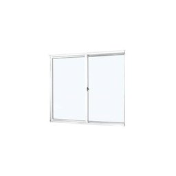 Janela Wc de Alumínio 02 Folhas Fit Branca - 60x60 - 2