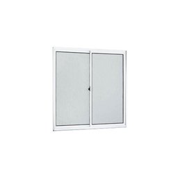 Janela Wc de Alumínio 02 Folhas Fit Branca - 60x60 - 1