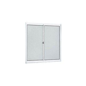 Janela Wc de Alumínio 02 Folhas Fit Branca - 60x60