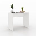 Ver imagem 2 de Escrivaninha Reta 90cm Branca