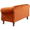 Ver imagem 4 de Namoradeira Chesterfield Duque 2 Lugares em Veludo Cobre