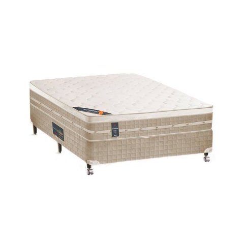Cama Castor Casal Premium Tecnopedic 138x188x57 + Box Castor