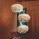 Ver imagem 1 de Lustre com 3 Pendentes Ipanema - Branca