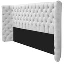 Ver imagem 7 de Kit Cabeceira e Calçadeira Baú King Everest P02 195cm para Cama Box Suede - Doce Sonho Móveis